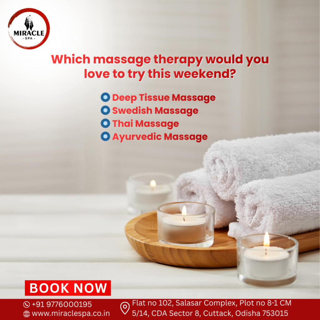 Which massage therapy would you love to try this weekend